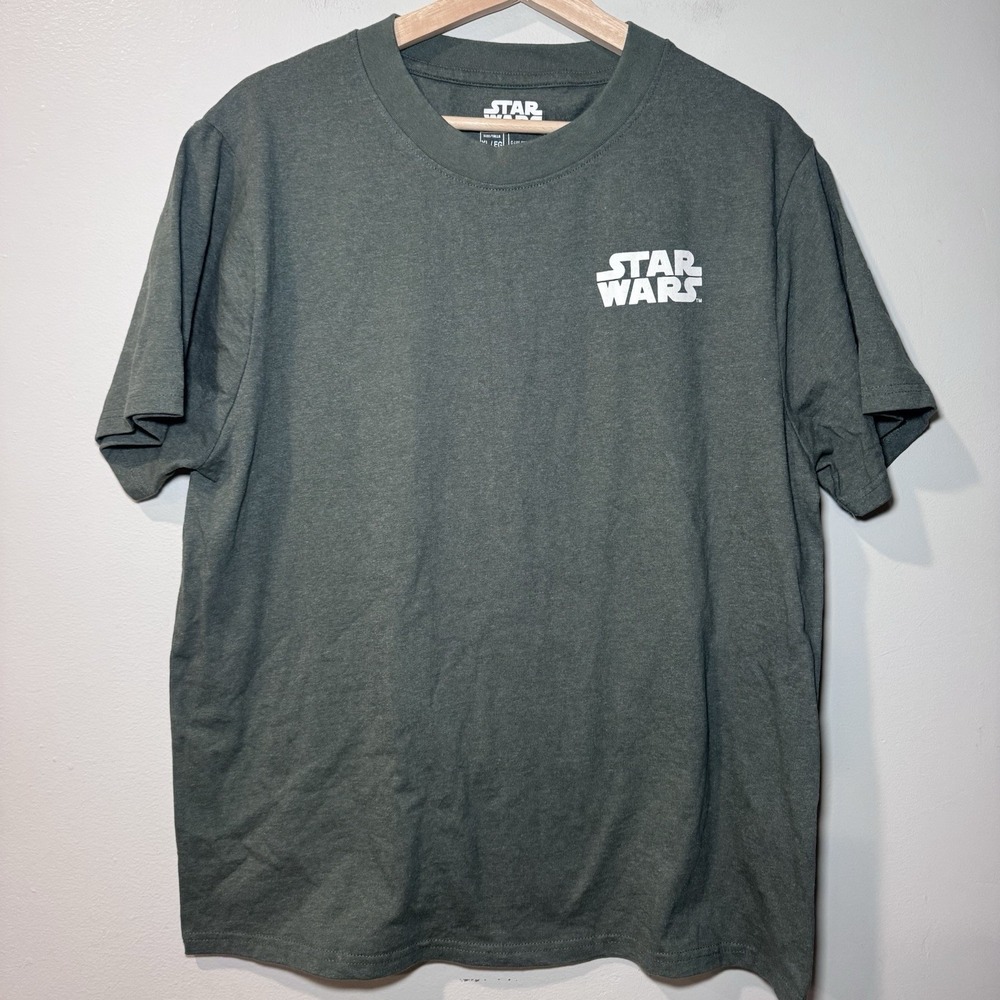 Star Wars Darth Vader The Empire‎ Strikes Back Green Cotton Blend Tshirt Size XL